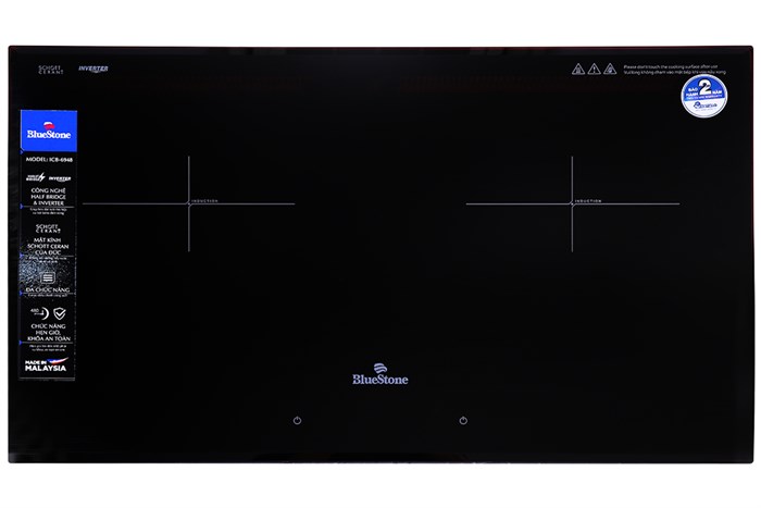 Bếp từ đôi âm BlueStone ICB-6948 5200W Màu Đen