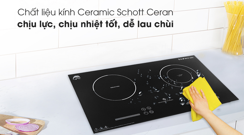 Mặt kính của Bếp từ hồng ngoại Iruka I-20N