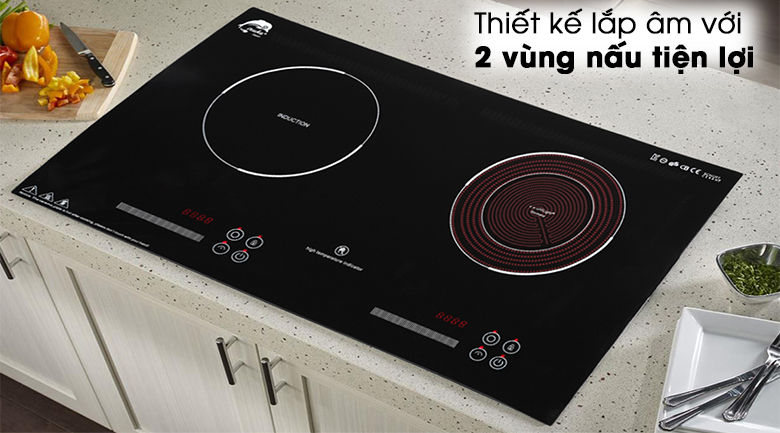 Thiết kế của Bếp từ hồng ngoại Iruka I-20N