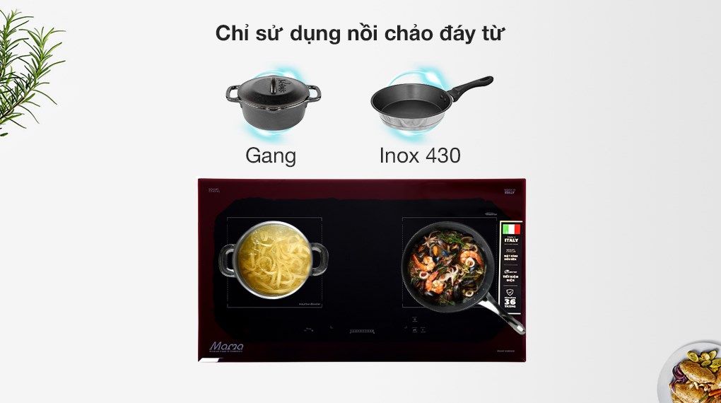 Bếp từ đôi lắp âm Sunhouse MMB9988