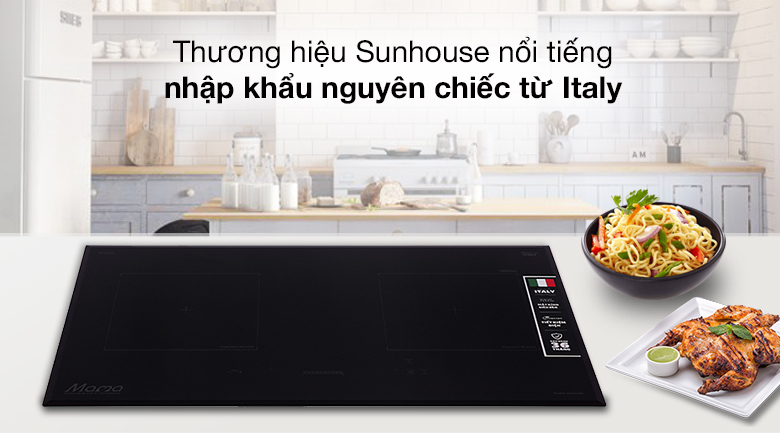 Thương hiệu Sunhouse của Bếp từ đôi Sunhouse MMB9988