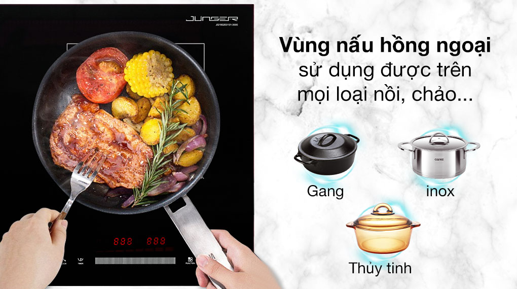 Bếp từ hồng ngoại lắp âm Junger NKD-20