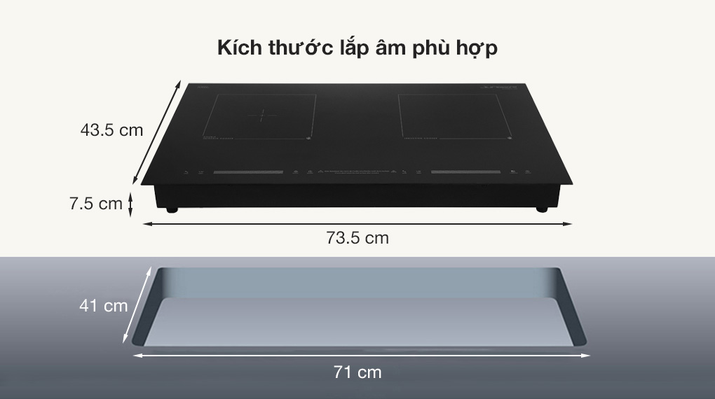 Bếp từ hồng ngoại lắp âm Junger MTD-18