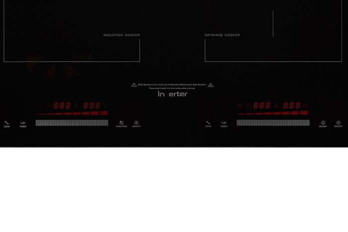 Bếp từ hồng ngoại âm Junger SIS-66 4200W Màu Đen