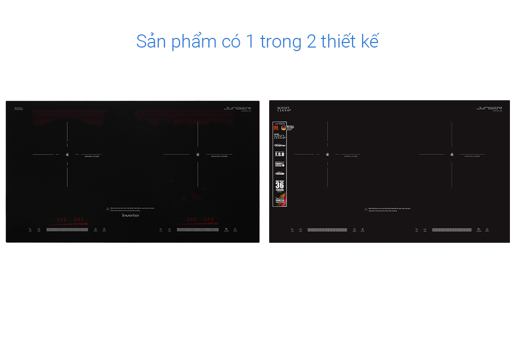 Bếp từ hồng ngoại âm Junger SIS-68 4800W Màu Đen