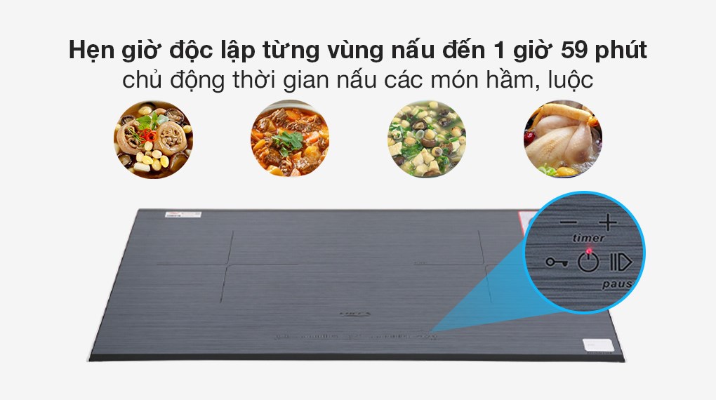 Bếp từ đôi lắp âm Chef's EH - DIH888E