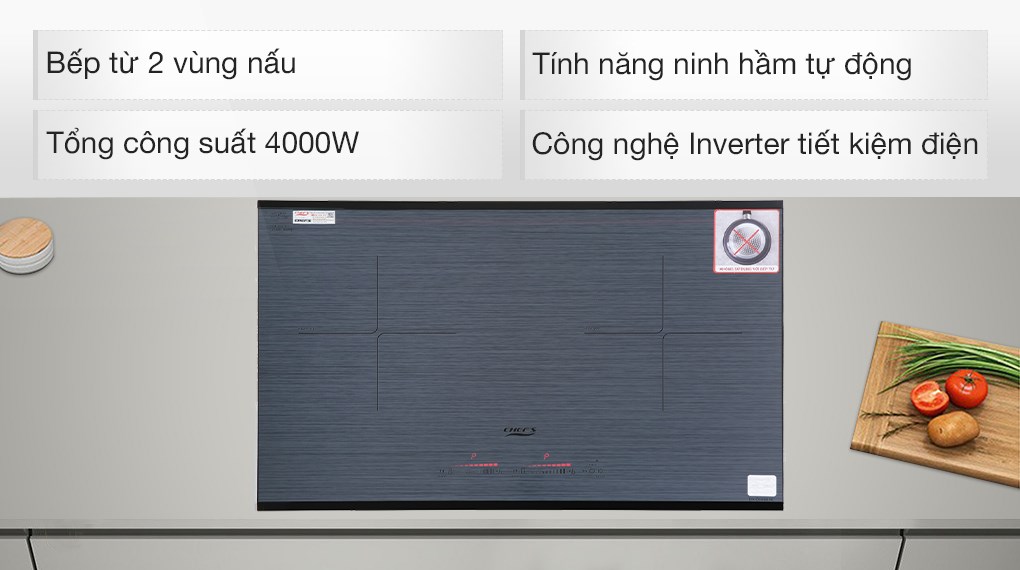 Bếp từ đôi lắp âm Chef's EH - DIH888E