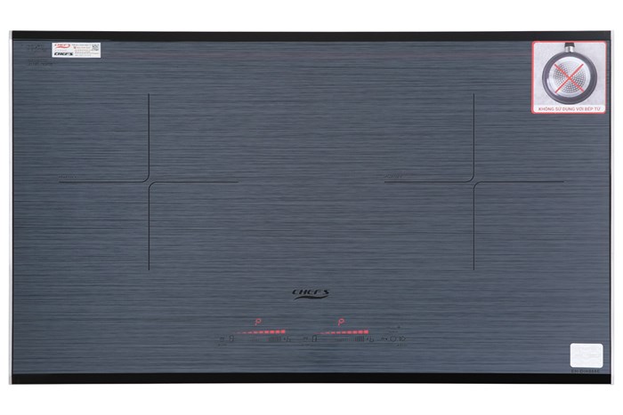 Bếp từ đôi lắp âm Chef's EH - DIH888E Màu Bạc Inox