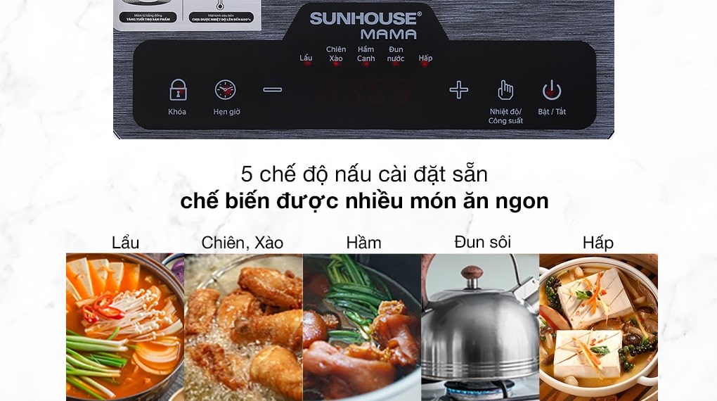 Bếp từ Sunhouse Mama SHD6858