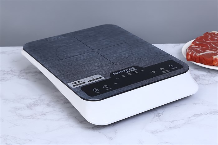 Bếp từ Sunhouse Mama SHD6858 Màu Trắng - Bạc