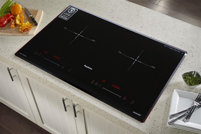 Bếp từ đôi lắp âm Nagakawa NAG1213M Màu Đen