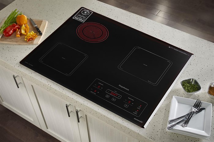 Bếp từ hồng ngoại 3 vùng nấu lắp âm Nagakawa NAG1253M Màu Đen