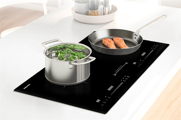 Bếp từ đôi lắp âm Kalite KL-3800 Màu Đen