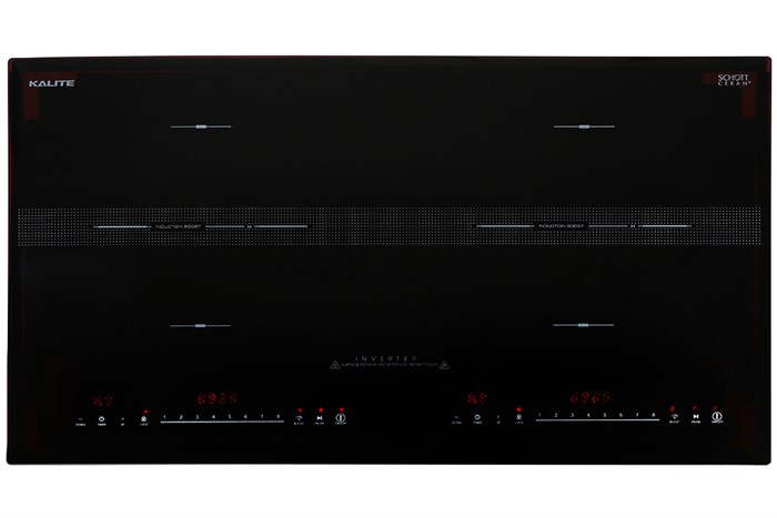 Bếp từ đôi lắp âm Kalite KL-3900 Màu Đen