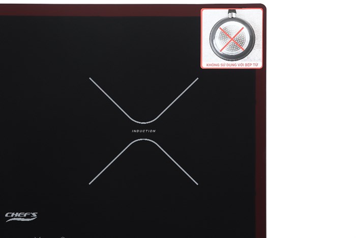 Bếp từ đôi lắp âm Chef's EH-DIH366 Màu Đen