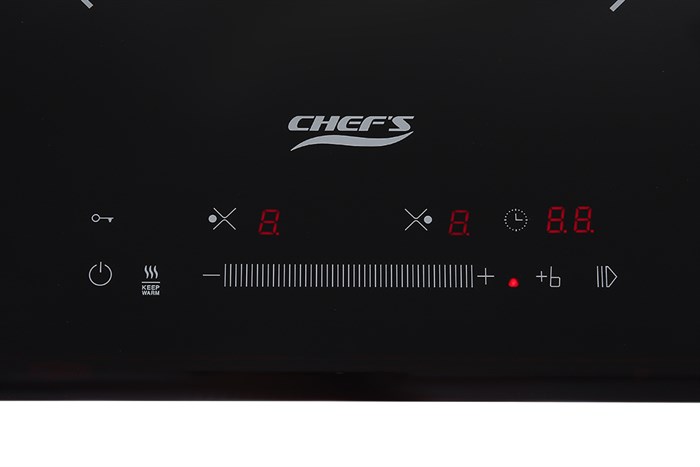 Bếp từ đôi lắp âm Chef's EH-DIH366 Màu Đen