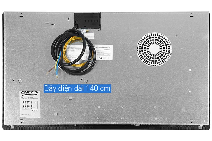 Bếp từ hồng ngoại Chef's EH-MIX366 Màu Đen