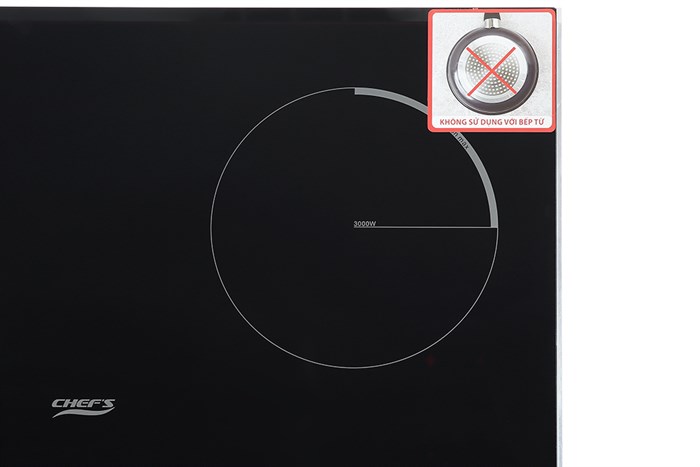 Bếp từ đôi lắp âm Chef's EH-DIH333 Màu Đen