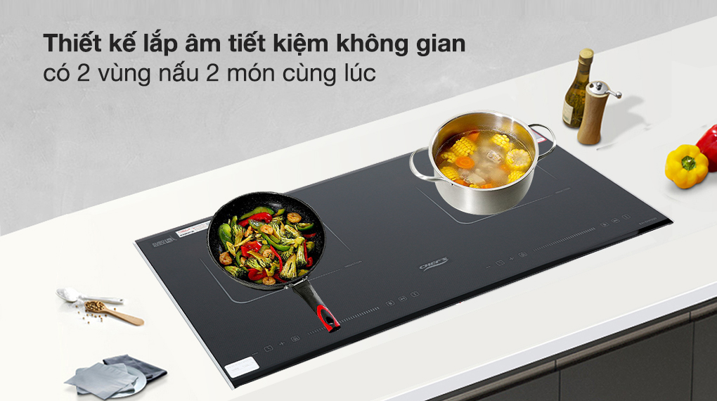 Bếp từ đôi lắp âm Chef's EH-DIH320