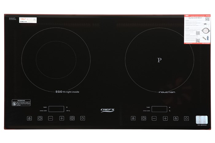Bếp từ hồng ngoại lắp âm Chef's EH-MIX321 Màu Đen