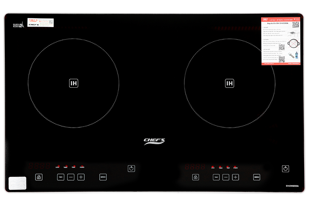 Bếp từ đôi lắp âm Chef's EH-DIH2000A - 4