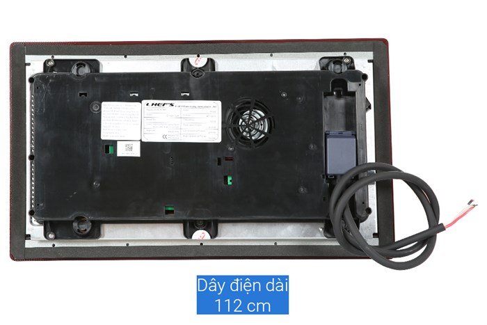 Bếp từ đôi lắp âm Domino Chef's EH - DIH32A Màu Đen