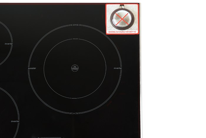 Bếp từ 3 vùng nấu lắp âm Chef's EH-IH555 Màu Đen