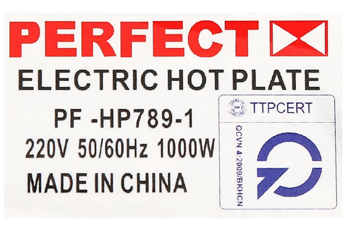 Bếp từ đơn Perfect PF-HP789-1 1000W Màu Đen