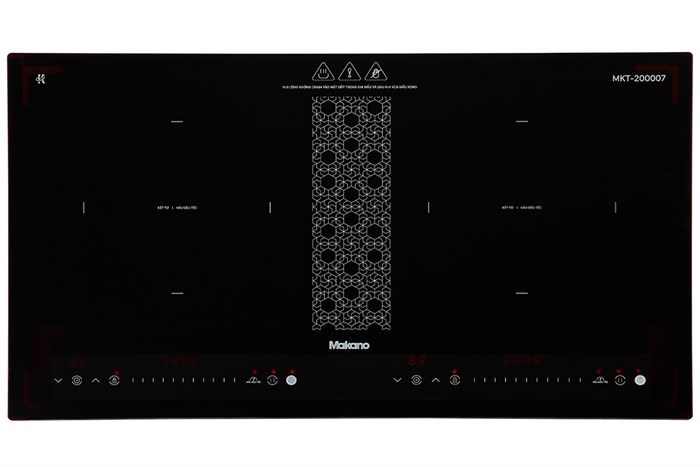 Bếp từ đôi Makano MKT-200007 Màu Đen