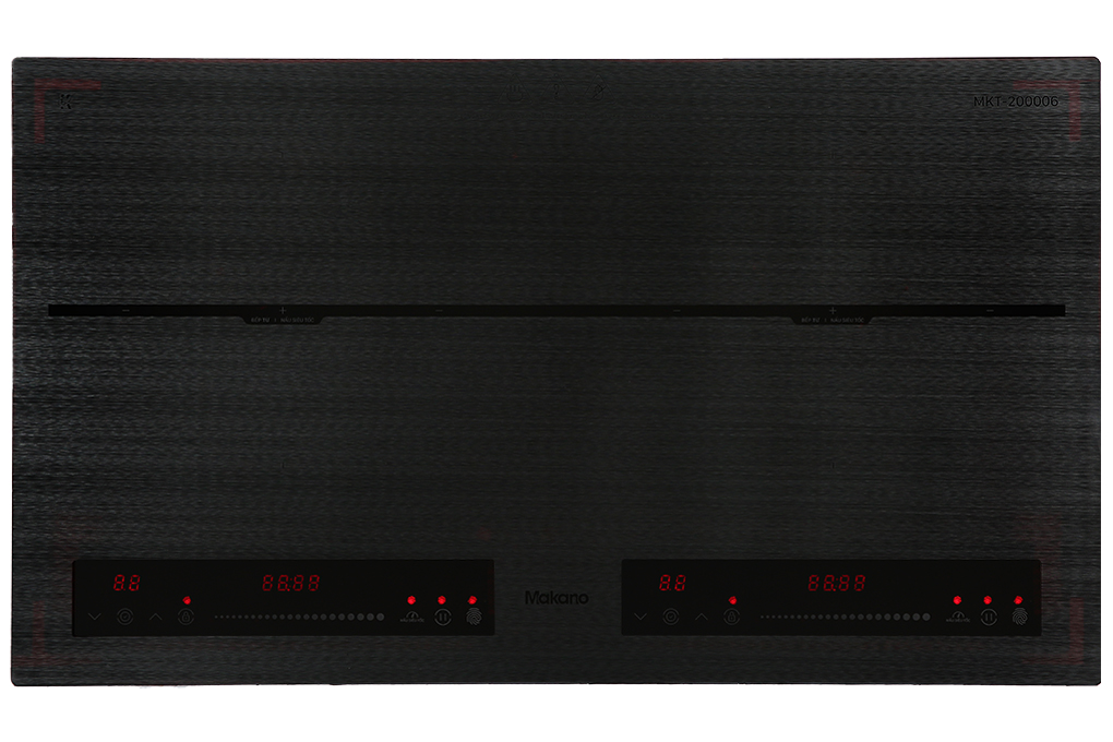 Bếp từ đôi lắp âm Makano MKT-200006 4000W Màu Đen - Xám