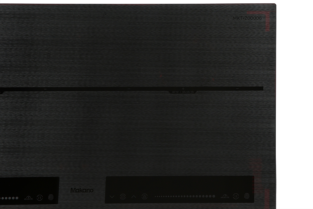 Bếp từ đôi lắp âm Makano MKT-200006 4000W Màu Đen - Xám