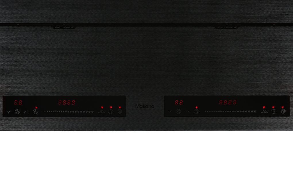Bếp từ đôi lắp âm Makano MKT-200006 4000W Màu Đen - Xám