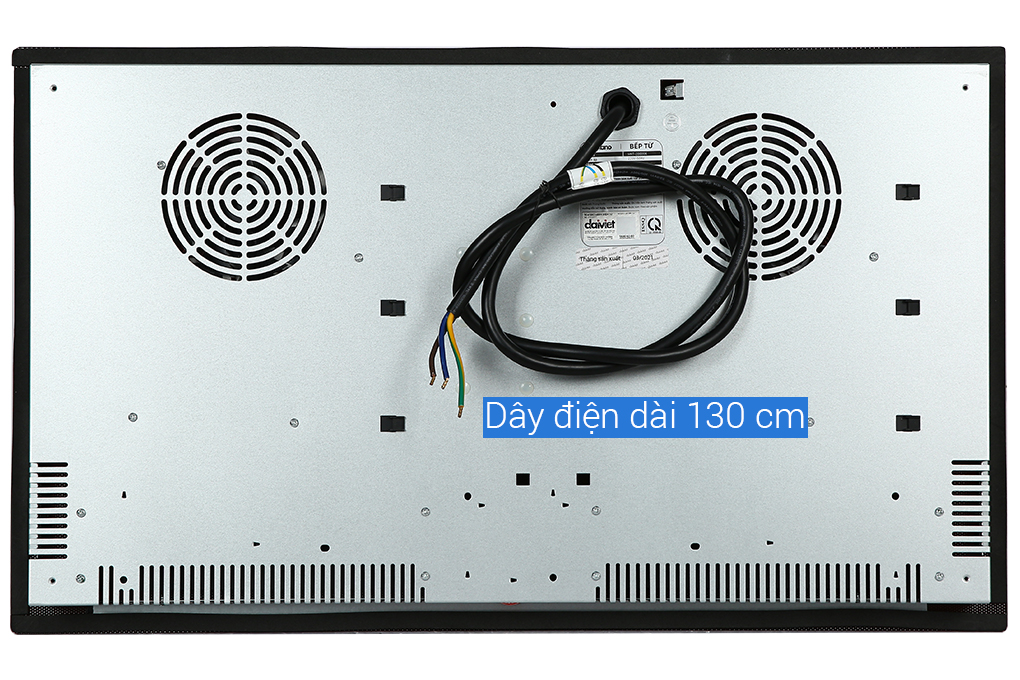 Bếp từ đôi lắp âm Makano MKT-200006 4000W Màu Đen - Xám
