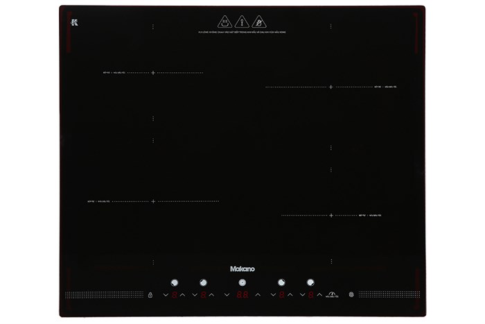 Bếp từ bốn vùng nấu Makano MKT-400001 Màu Đen