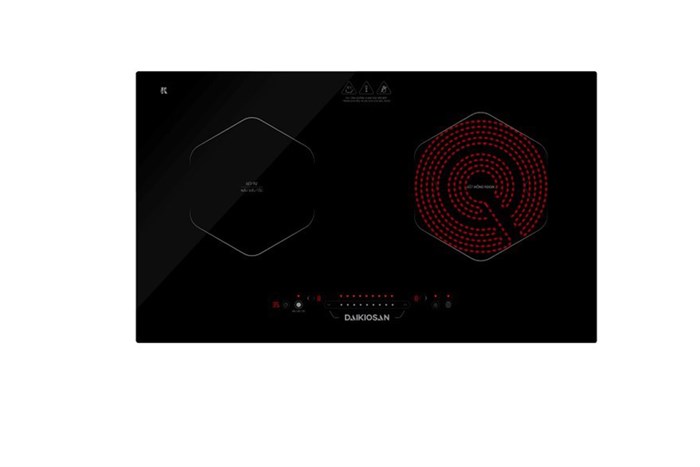 Bếp từ hồng ngoại lắp âm Daikiosan DKC-200002 Màu Đen