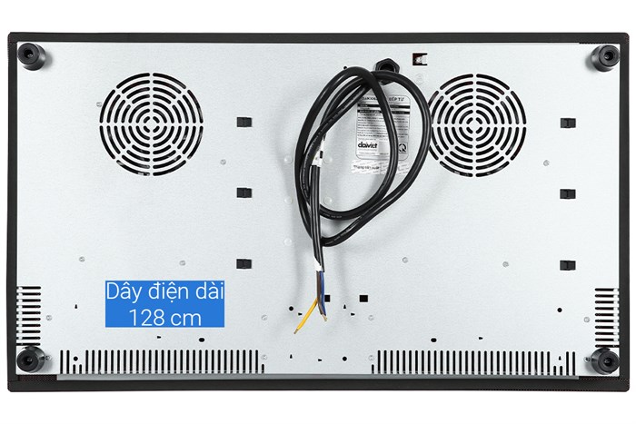 Bếp từ đôi lắp âm Daikiosan DKT-200007 Màu Đen