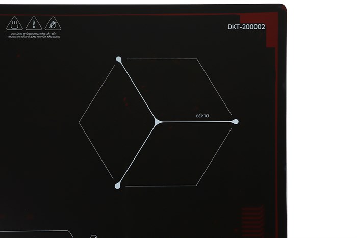 Bếp từ đôi lắp âm Daikiosan DKT-200002 Màu Đen