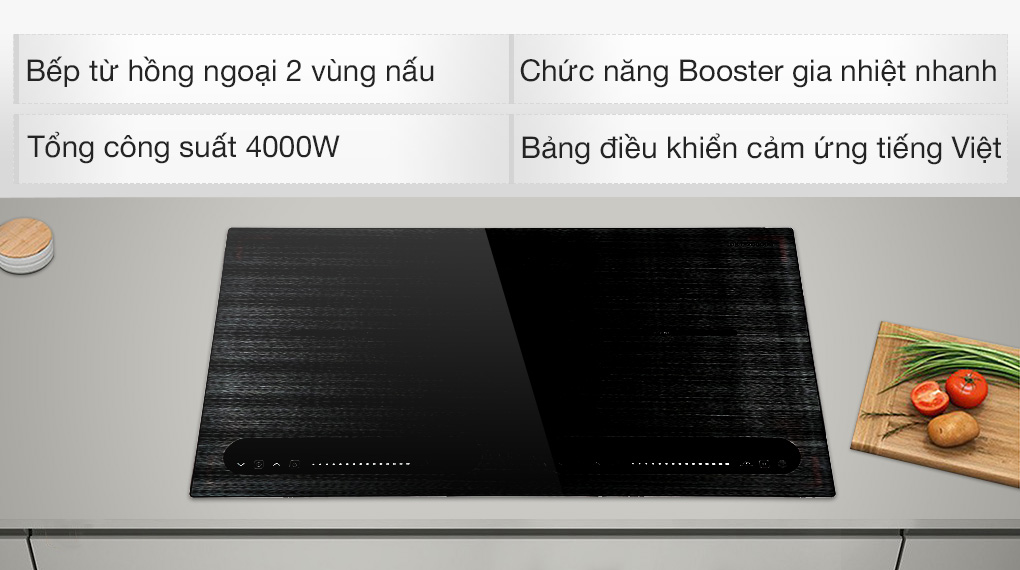 Bếp từ đôi lắp âm Daikiosan DKT-200006