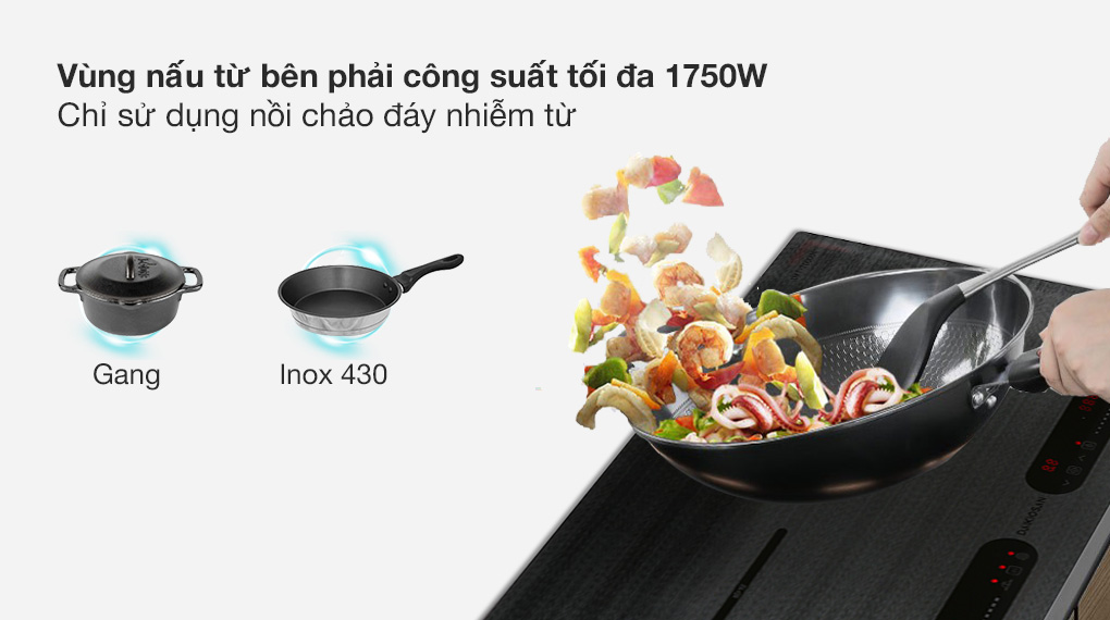 Bếp từ đôi lắp âm Daikiosan DKT-200006