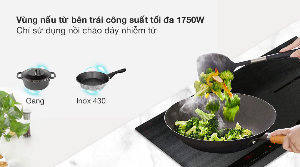 Bếp từ đôi lắp âm Daikiosan DKT-200006