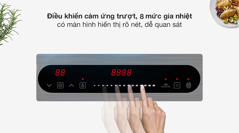Bếp từ đôi lắp âm Daikiosan DKT-200006