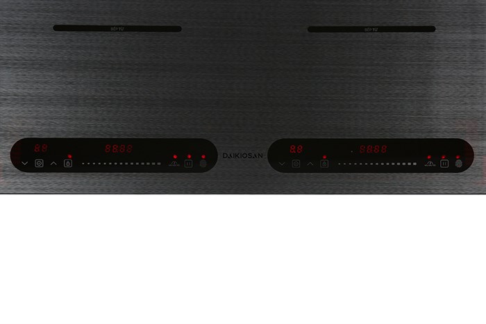 Bếp từ đôi lắp âm Daikiosan DKT-200006 Màu Xám