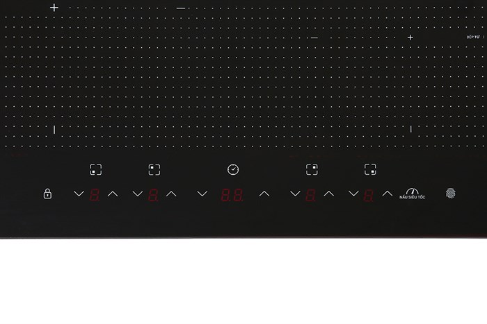 Bếp từ bốn vùng nấu lắp âm Daikiosan DKT-400001 Màu Đen