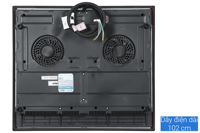 Bếp từ bốn vùng nấu lắp âm Daikiosan DKT-400001 Màu Đen