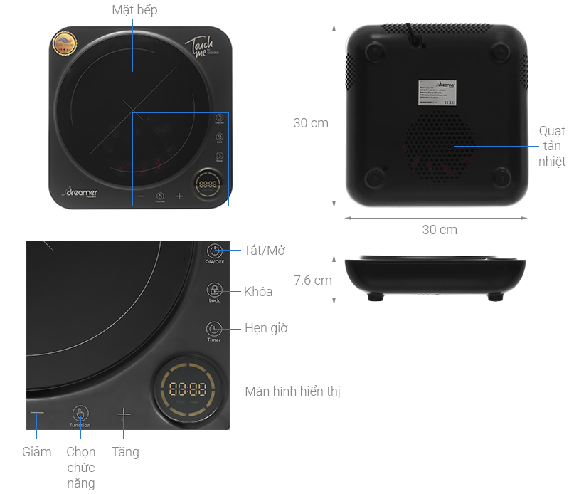 Bếp từ Dreamer DC-IH01B