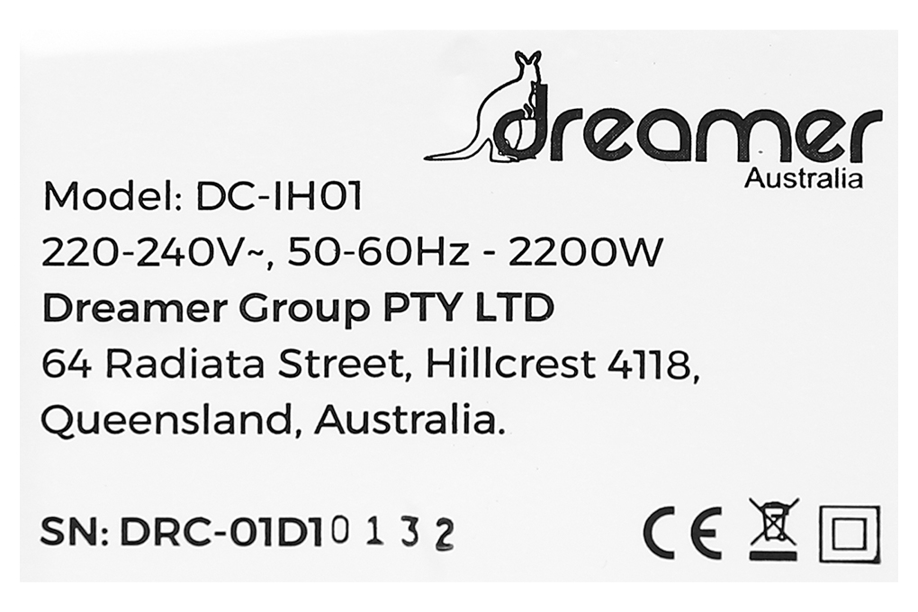 Siêu thị bếp từ Dreamer DC-IH01B
