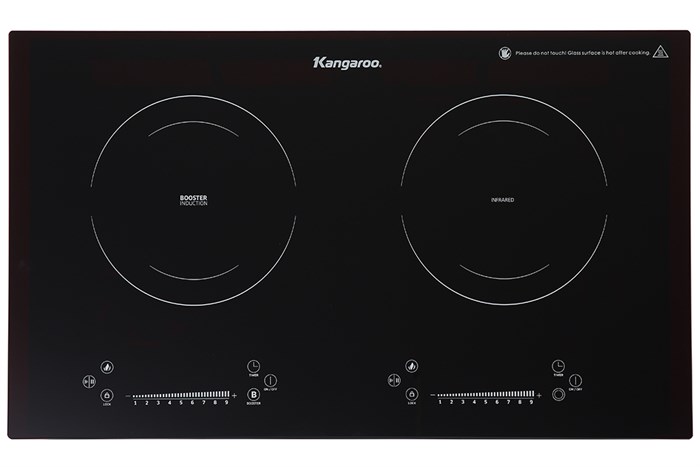 Bếp từ hồng ngoại âm Kangaroo KG852i 4000W Màu Đen