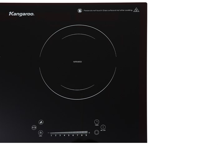 Bếp từ hồng ngoại âm Kangaroo KG852i 4000W Màu Đen