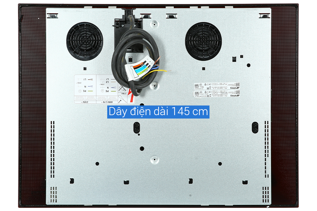 Bếp từ 3 vùng nấu lắp âm Smeg SI1M7733B (536.64.081) Màu Đen