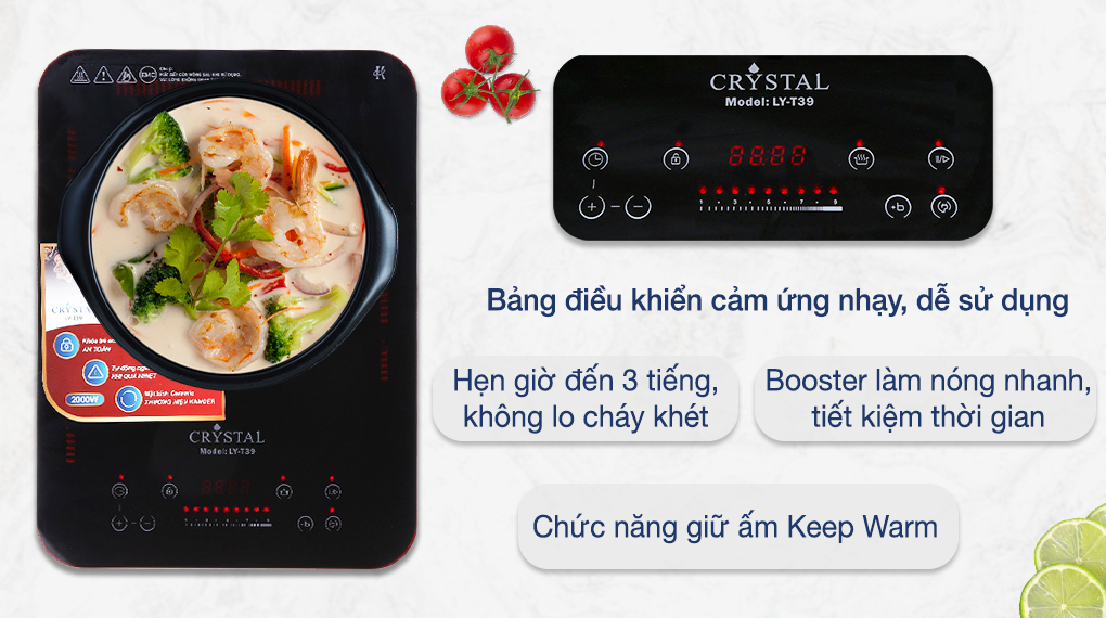 Bếp có nhiều tiện ích khác nhau